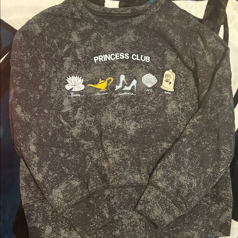 Disney Princess Black Sweatshirt